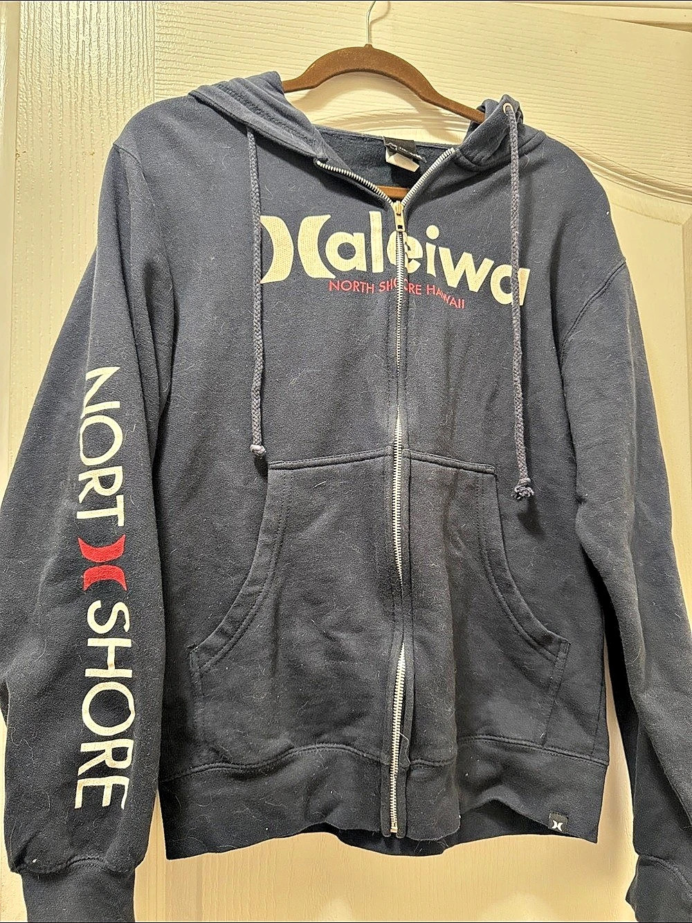 Hurley x Surf N Sea Haleiwa Zip Hoodie Black Small